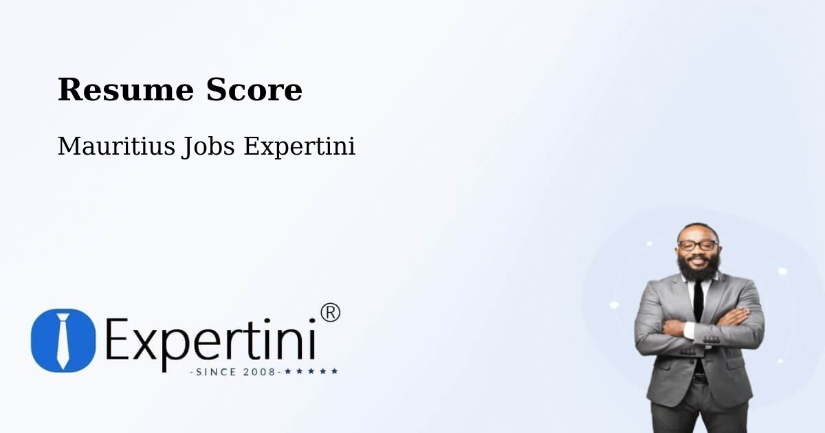 Resume Score & Job Description Match Tool – Mauritius - Mauritius Jobs Expertini